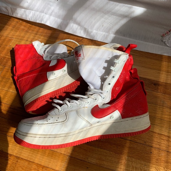 Men's Nike SF Air Force 1 High “University red” - Picture 4 of 16